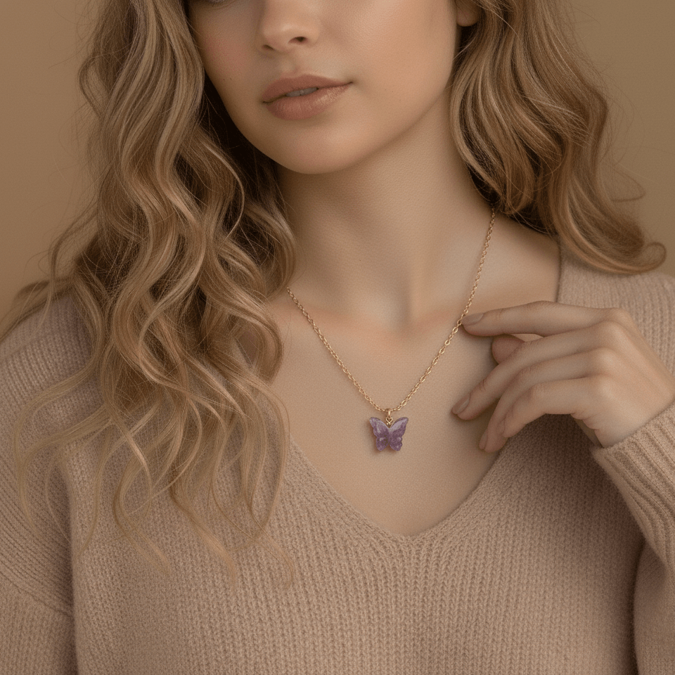 Dainty Butterfly Necklace
